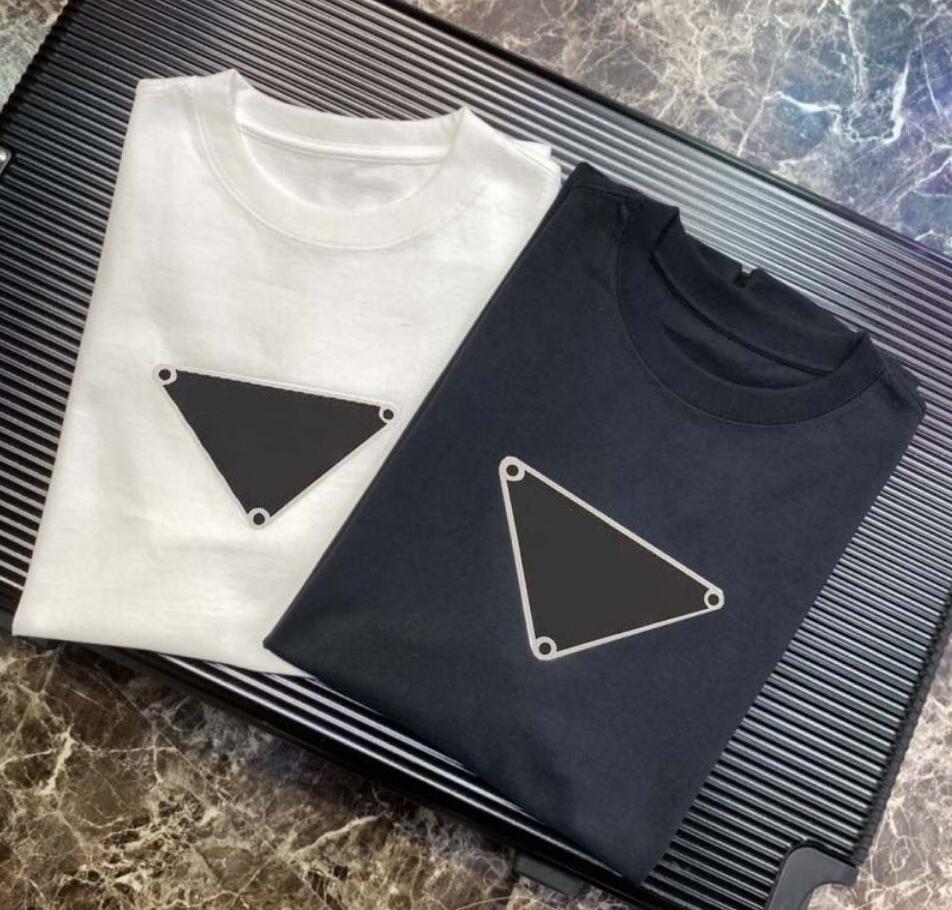 

Spring Summer Men's Designer P Version T Shirt Cotton Short Sleeve Breathable T-shirt Tops Crew Neck Male Polo Shirts, Black