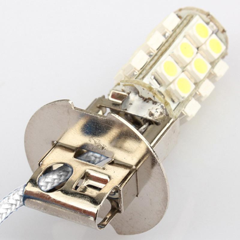 

Car Headlights 2 Pcs/Set 12V Fog Head Light H3 26 3W SMD LED Cold White Lamp Bulb NJ88