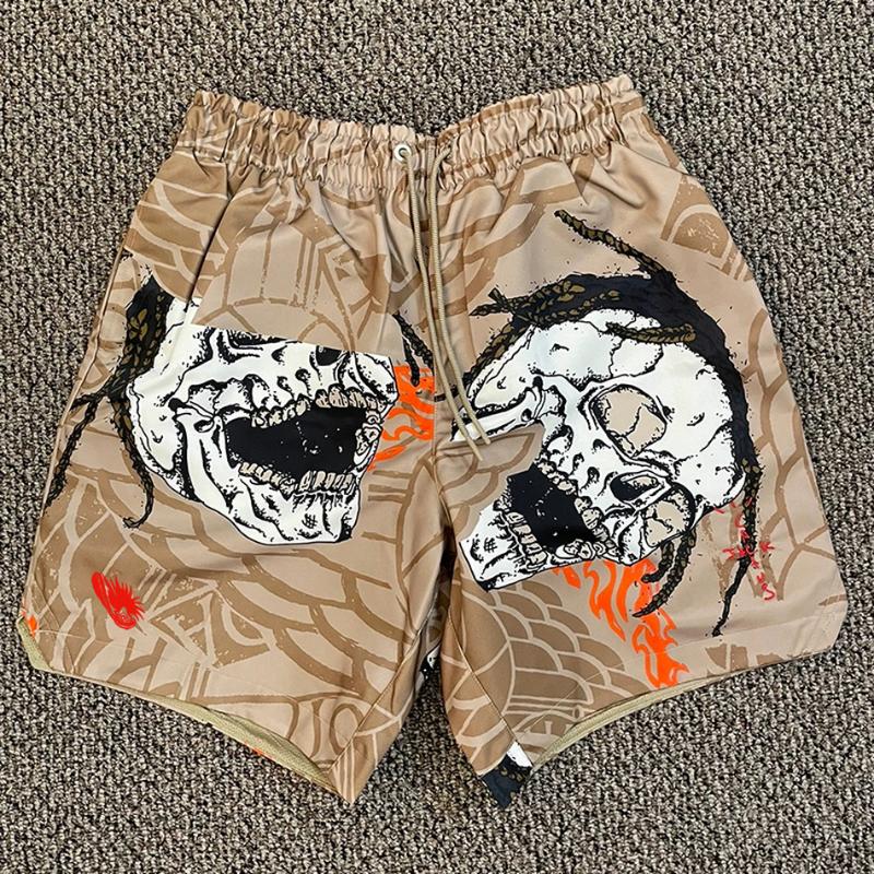 

Men' Shorts 1:1 Travis ScoCactus Jack Pool Mesh Men Women Oversize Breechcloth Drawstring Mens Summer Clothing