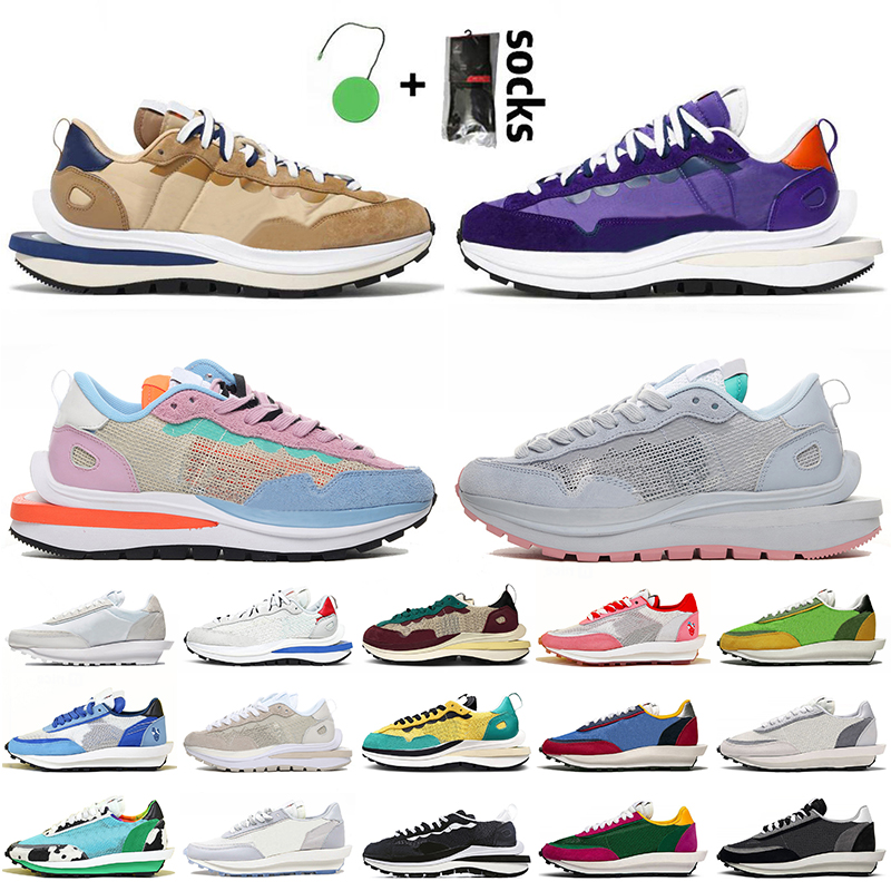 

2021 Sacais VaporWaffle Running Shoes LD Waffle Women Mens Trainers Dark Iris Sesame Blue Void Chunky Dunky Nylon White Black Jogging Sports Sneakers, B30 chunky dunky 36-45