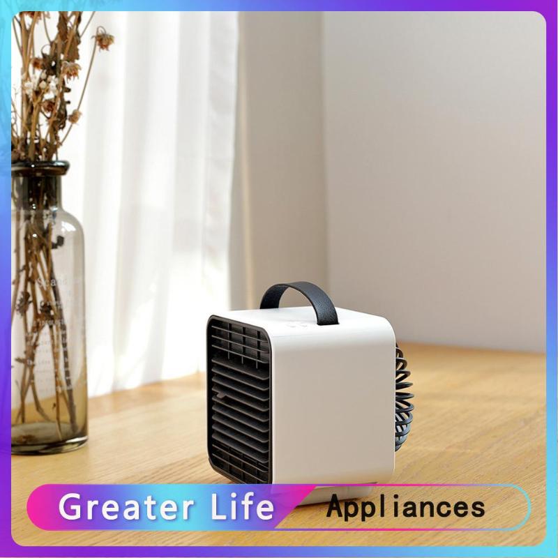 

Portable Handheld Negative Ion Fan Mini Air Cooler USB Cooling Fans (White) Electric