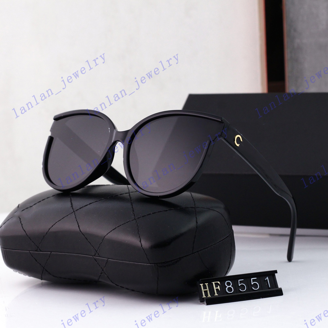 

Fashion Sunglasses Women's Polarizing Lens Ultra Light Frame Len Frameless Design 5 Color with box 8551HF, White;black