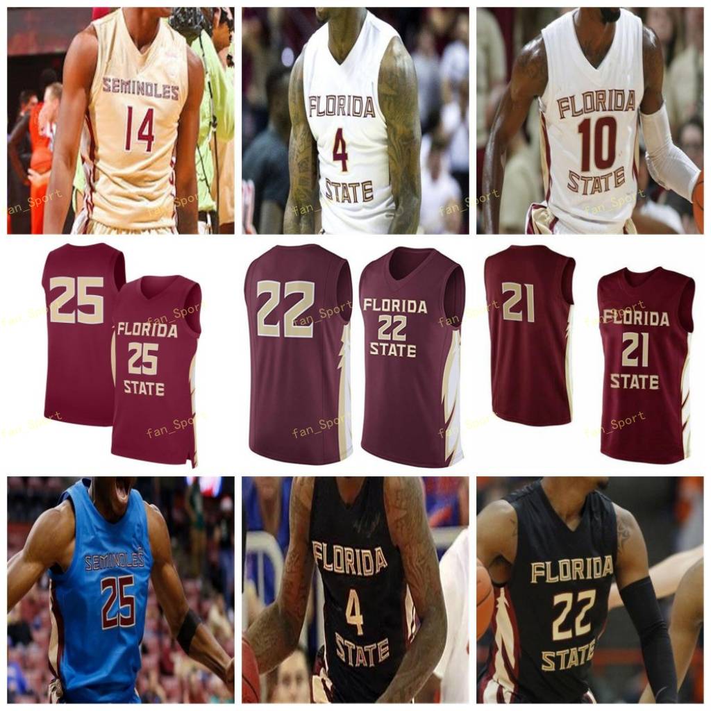 

Florida State Seminoles College Basketball Jersey 12 Justin Lindner 15 Dominik Olejniczak 2 Anthony Polite 20 Travis Light Custom Stitched, Women