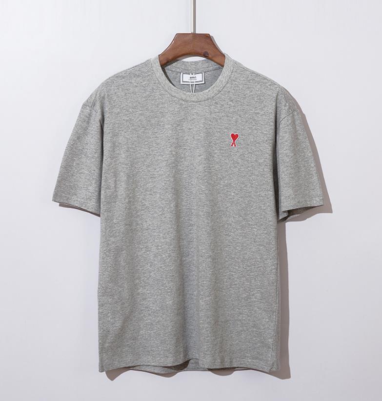 

High quality Summer AMI tee Men Women Short Sleeve Casual T-shirt, Black