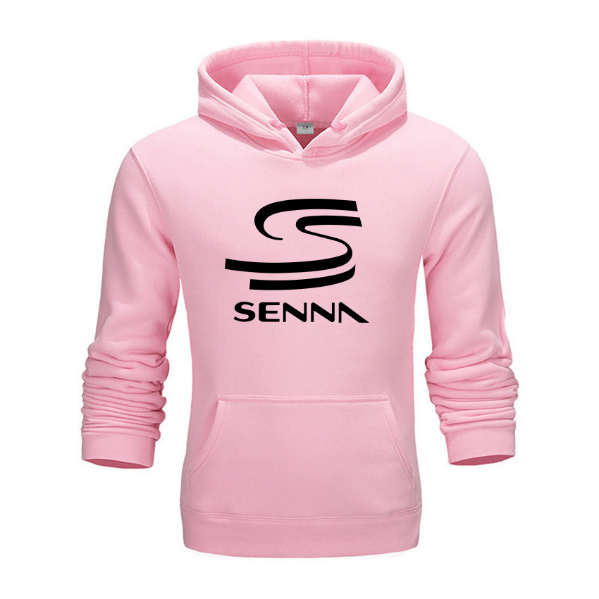 

2020 Winter New HERO AYRTON SENNA Hoodies Thick Fleece New Printed Hero F1 Senna Sweatshirt Warm Liner Pullover Men Jacket&Coat, Black