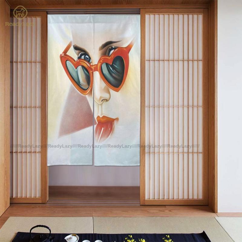 

Lolita Curtains Bed Room Double Door Curtain Decoration Printed & Drapes