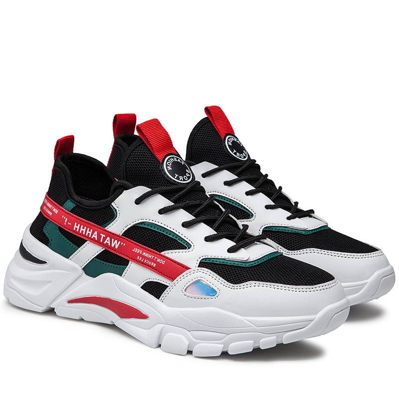 

Women Men Sport Size Running Shoes Gray Black Blue Red White Sunmmer Thick-Soled Wear-Resistant Runners Sneakers Code: 02-0895