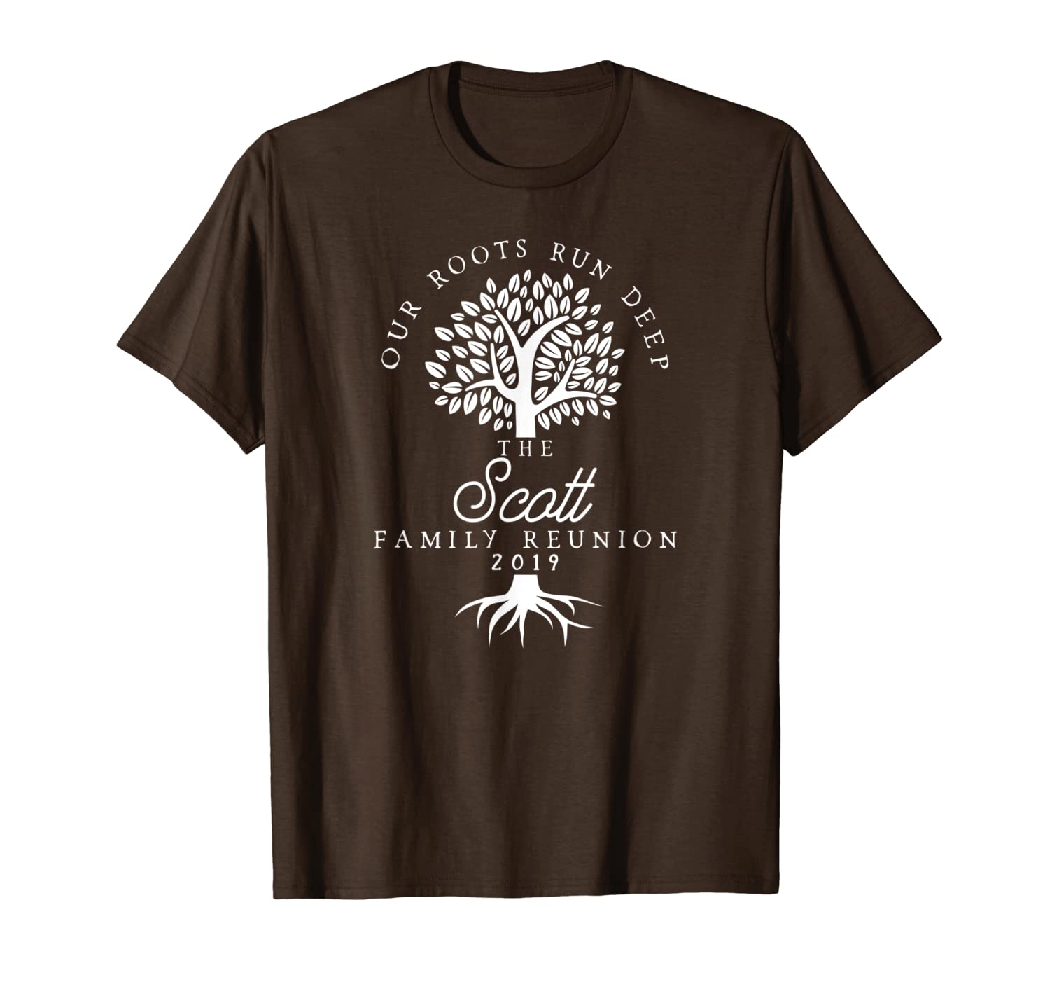 

our roots run deep 2019 scott family reunion shirts t-shirt, White;black