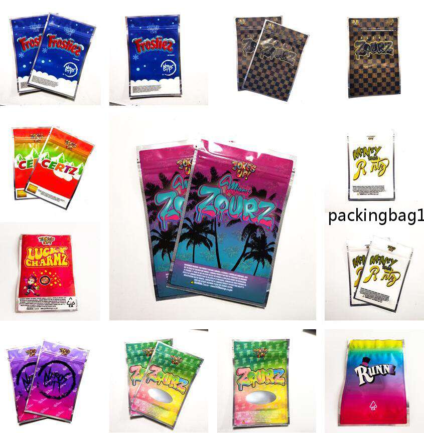 

Money Bagg Martian Candy RUNTZ JOKES UP cake batter 3.5g mylar bags smell proof packaging custom printed resealable