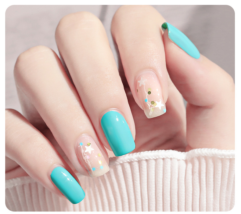 

27 bottles Oily twin nail polish set, no baking, long-lasting and quick-drying student sequins without peeling, Customize