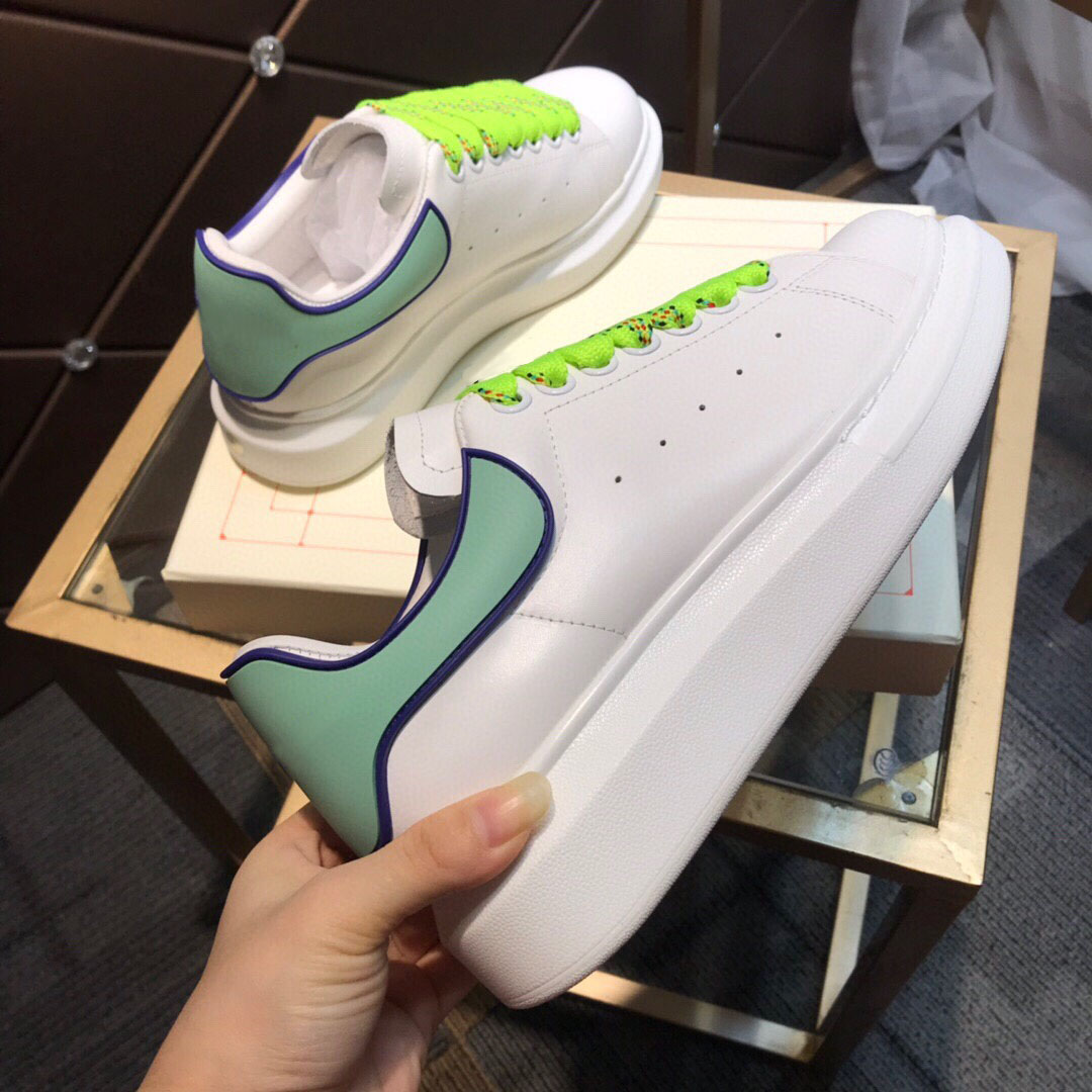 

Platform kanye Black Mens Womens 4.5cm thick-soled Shoe Beautiful Casual Sneakers Luxury Designers Shoes genuine Leather Solid Colors lover flats 35-45 with box, Other fees