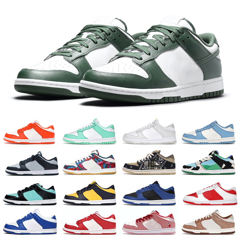 

dunks For Men Women Running Shoes Low Michigan State White Black Mummy University RED UNC Coast Green Glow Syracuse mens trainer