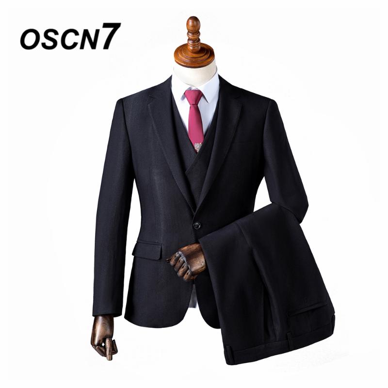 

Men's Suits & Blazers OSCN7 2021 Custom Made Men Slim Fit Wedding Party Mens Tailor Suit Fashion 3 Piece ZM-563 564 Supplier, Beige