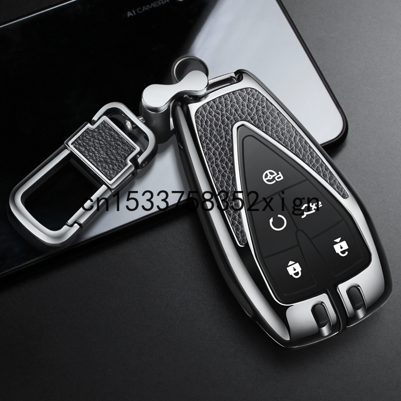 

Zinc alloy key cover For Changan cs75plus cs55plus cs35plus Auchan x7 special car key case protective shell, Black