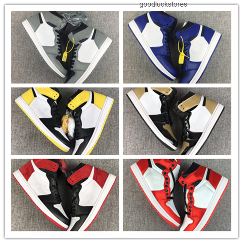 

Outdoor Mid top Basketball Shoes Mens Womens Jogging Sneakers Man Red blue and white Black gold 1s Walking TRainers