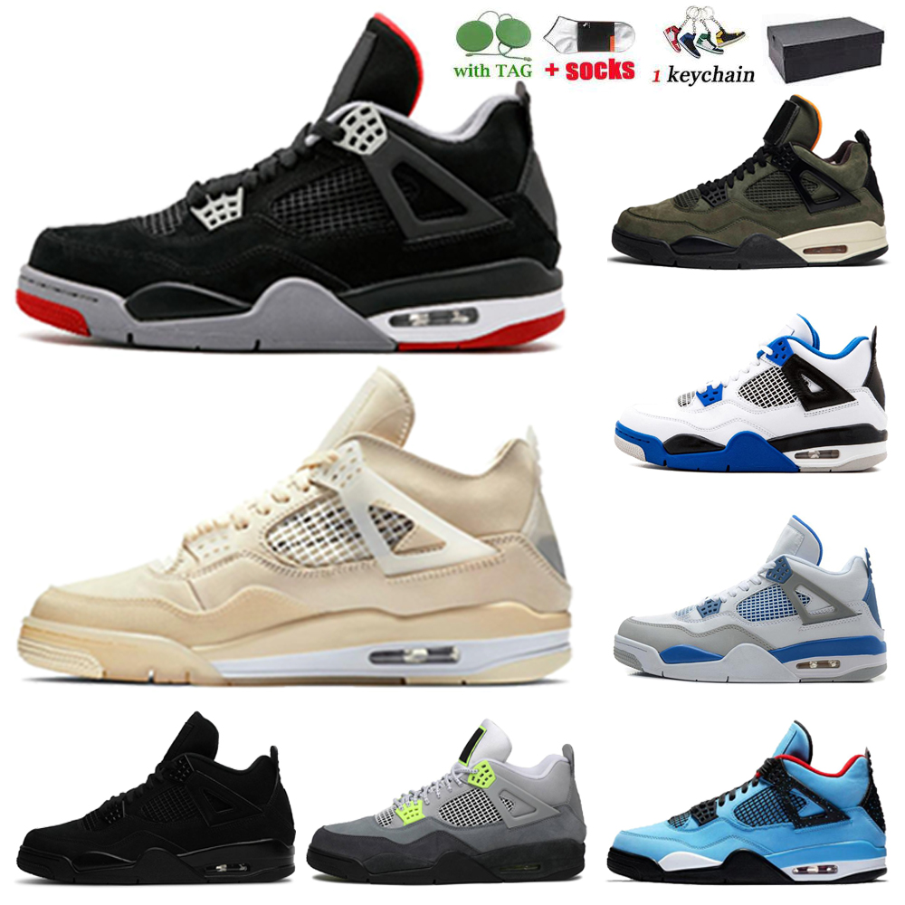 

Jordan 4 Jumpman 4s Basketball Shoes Black Cat University Blue Men Women Designer Sneakers Infrared Fire Red Hyper Royal Court Trainers, 31