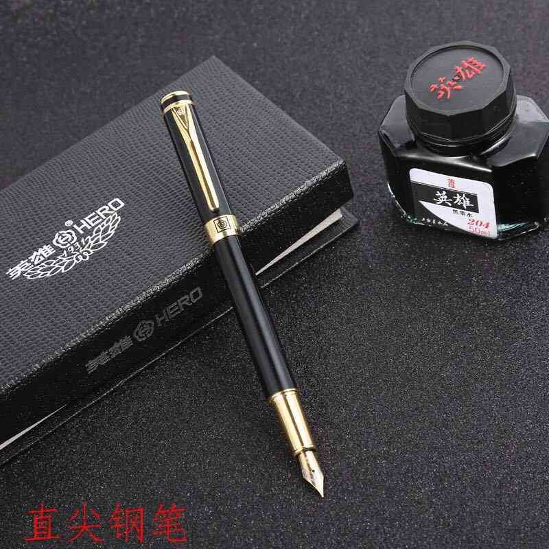 

Hero 1078 iridium gold office student writing practice business adult gift pen