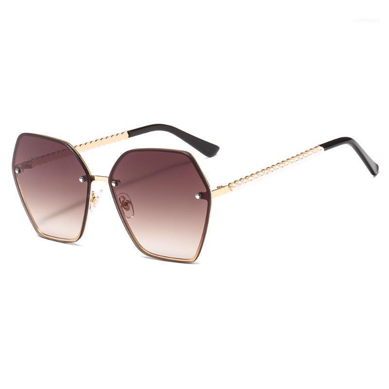 

Sunglasses Polygon Oversize Frame Vintage Fashion Driving Designer Women 241010 UV400 Eyewear1