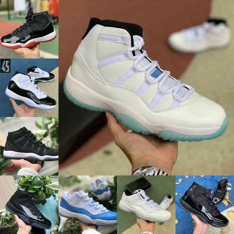 

High Quality Jubilee Pantone Bred High 11 11s Basketball Shoes Legend Blue Space Jam Gamma Blue Easter JORDÁN Concord 45 Low Columbia COOL GREY White Red Sneakers, M3024