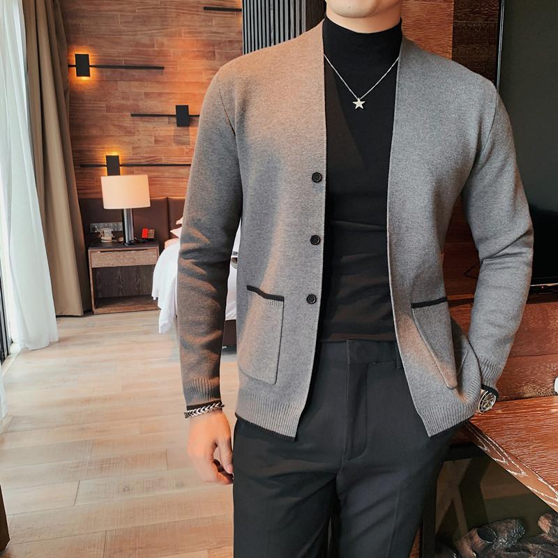 Business Casual Cardigan Men Canada 