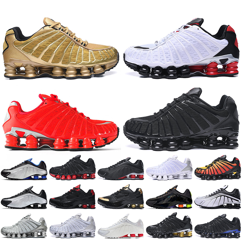 

Mens Running Shoes Shox TL R4 Big Size 46 Gold Silver Triple Black White OFF Nlke Blue Orange Red Trainers Sneakers