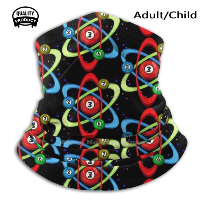 

Scarves Awesome Billiards Ball Atom Science Pool Player Tile Pattern Outdoor Cycling Fishing Motorcycle Scarf Mask