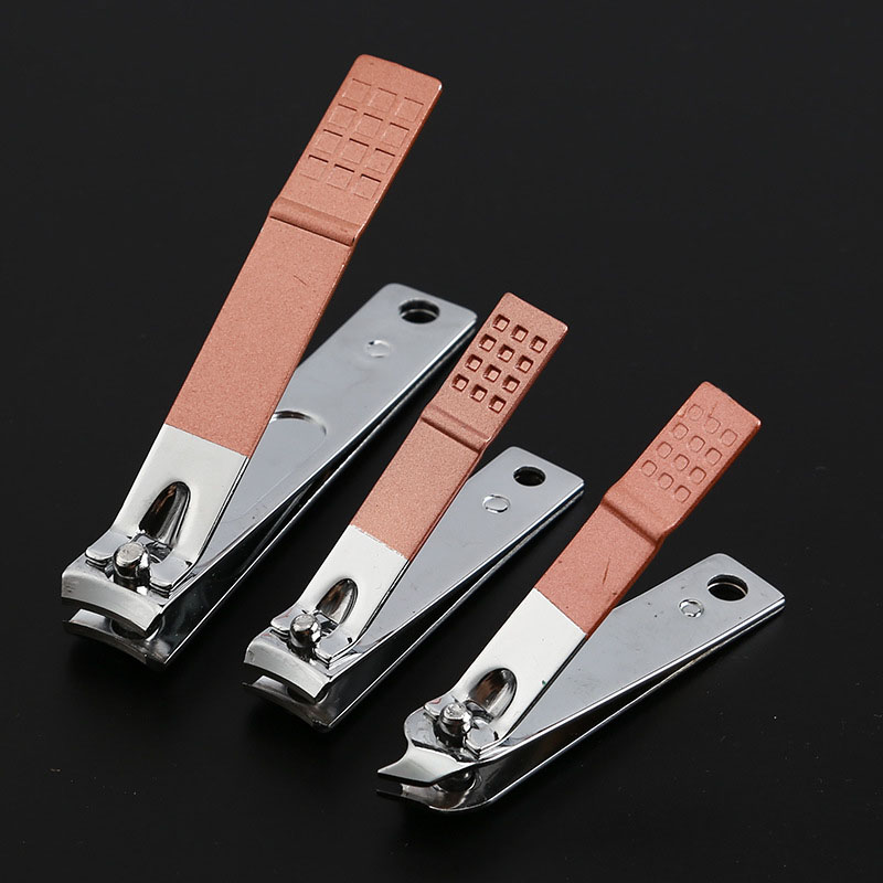 

1PC Rose Gold Nail Clipper Stainless Steel Nail Cutting Machine Professional Nail Trimmer High Quality Toe Fingernail Cutter Tool