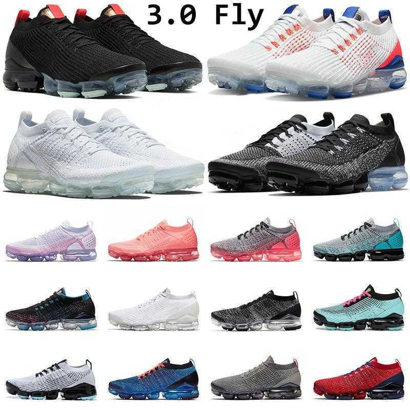 Air Vapormax 3.0 Chaussures de course Vapor Max Hommes Triple Blanc Noir Black Snakeskin pur Platinum South Beach Oreo USA Gold Or Mens Femmes Fe