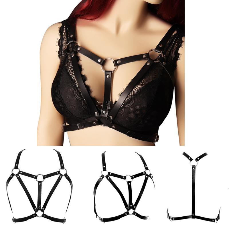 

Belts Women's Belt Hollow Bra Punk Goth Leather Garters Suspender Adjust Waist Size Sword Erotic Lingerie Fetish Underwear, Black;brown
