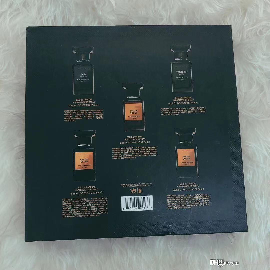 

Man Pefume for women Fragrance 5*7.5ml gift set De Parfum Men Cologne Display sample oil copy brand Long Lasting Fast Delivery