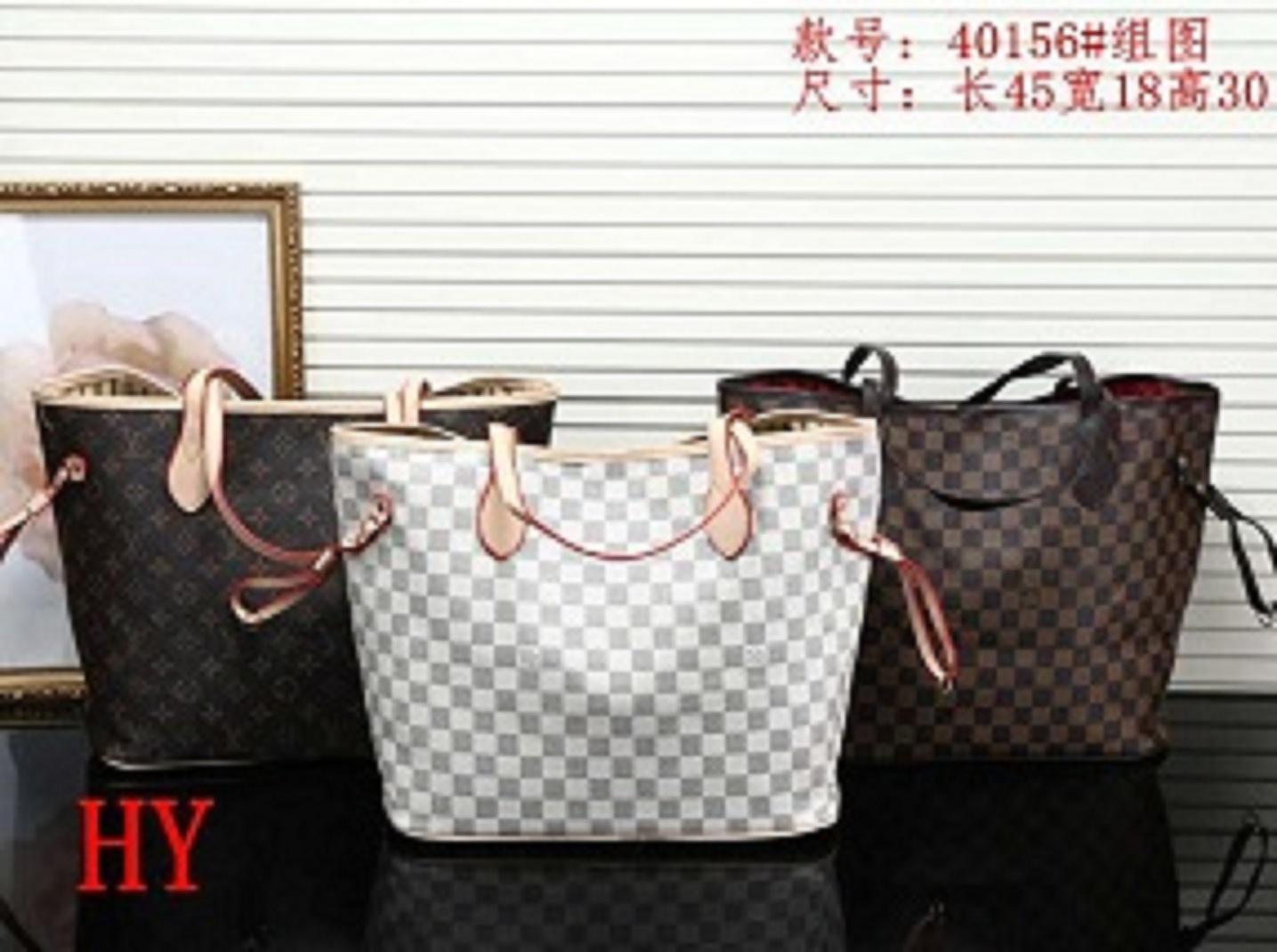

2021 Fashion Women Shoulder Purse Handbags Luxurys Designer Messenger Bags Wallet Tote Bag YSL LV LOUIS BAG VITTON 40159, Red;black