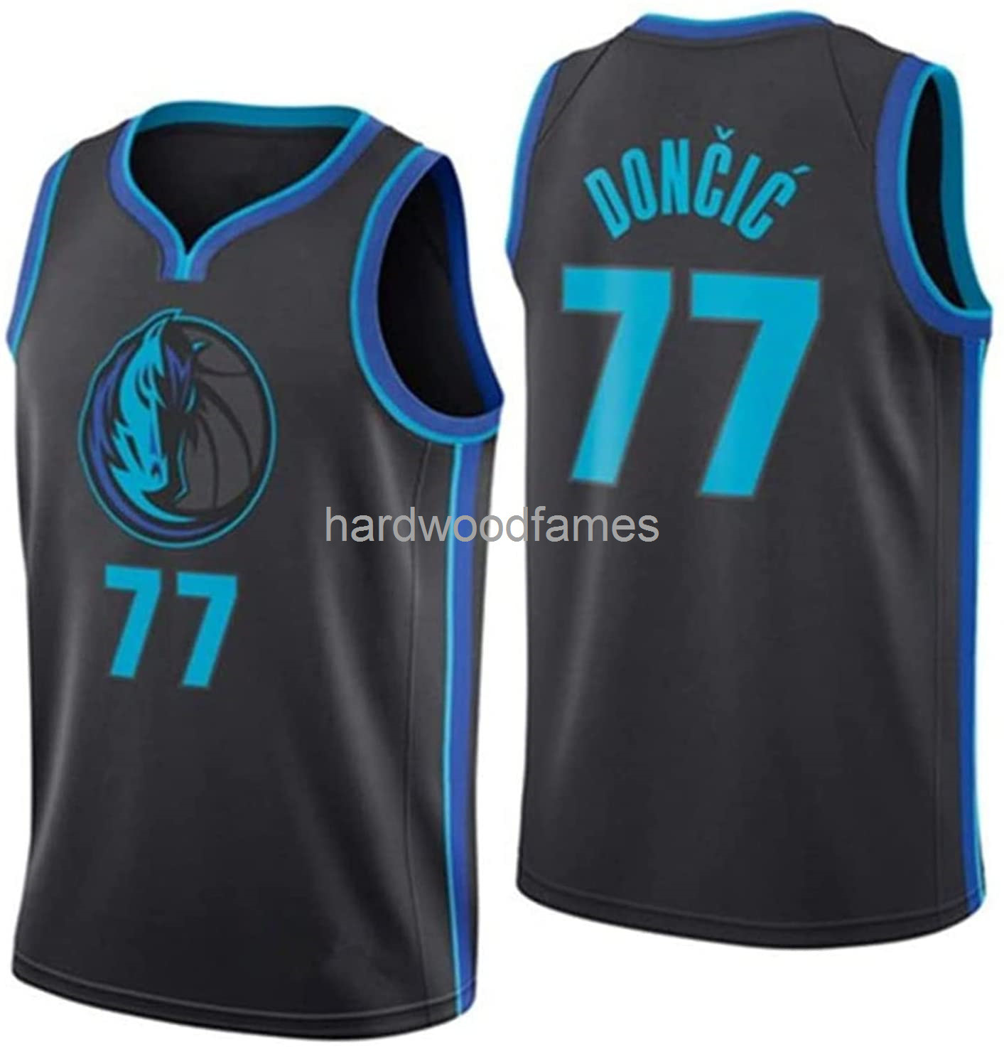 

Stitched 77# DONCIC basketball swingman vest Black custom men women youth basketball jersey XS-5XL 6XL