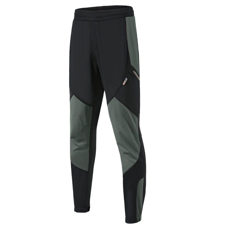 Pantalon de course Santic hommes cyclisme hiver réfléchissant vtt non rembourré respirant coupe-vent pantalons longs taille asiatique WM0C04120