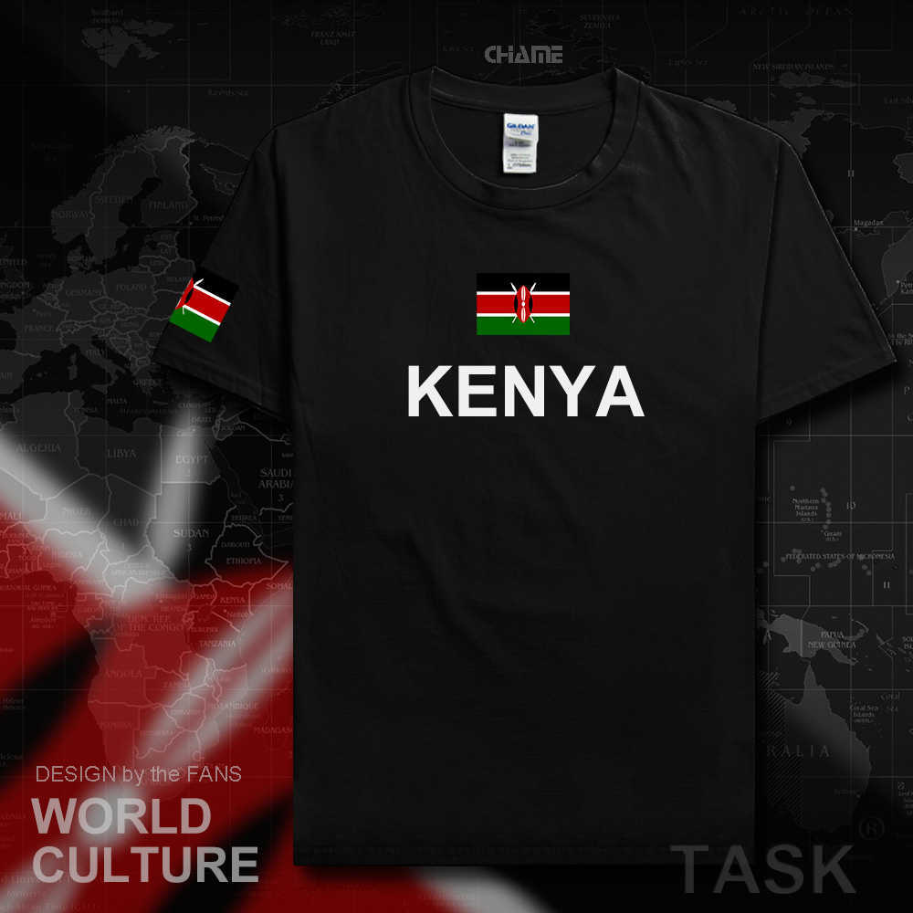 

Republic of Kenya Kenyan men t shirt fashion jersey nation team 100% cotton t-shirt sporting clothing tees country flag KEN X0621, T01charcoal