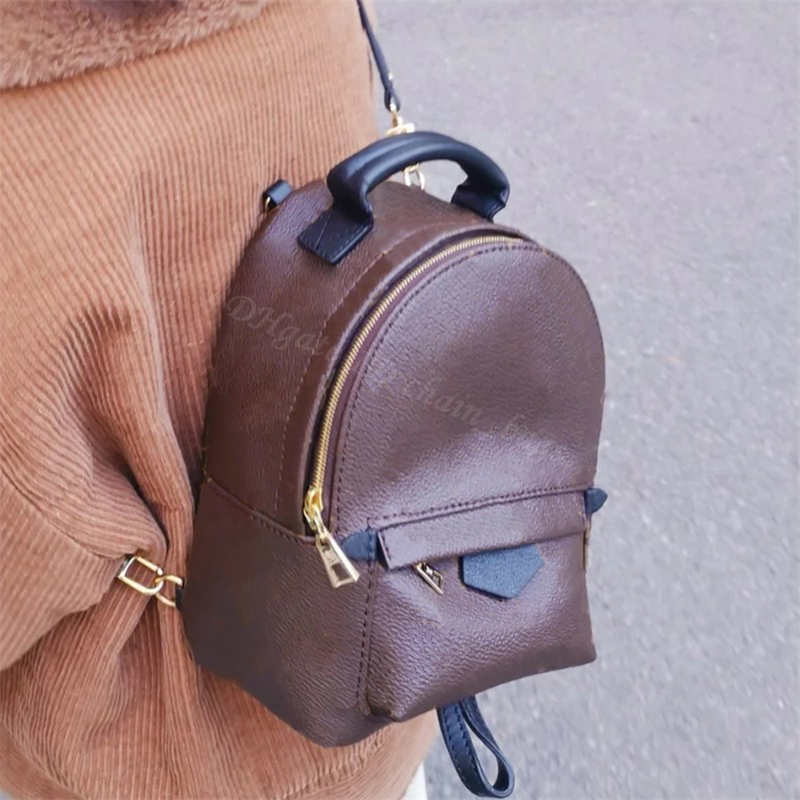 

Handbag Designers Mini Backpack Style Palm Springs Wallet Purses Crossbody Shoulder Bag Handbags Zipper Printed Double Straps One Handle Totes Women Luxury Bags, Bubble wrap packagin