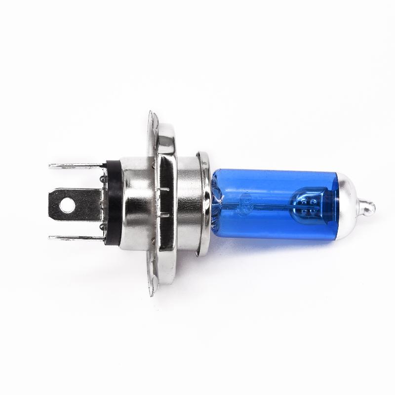 

Car Headlights Waterproof Xenon Lamp Bulbs H4 100W Headlamp Blue Shell 12V 6A Gas Halogen 2x 6000K Nice