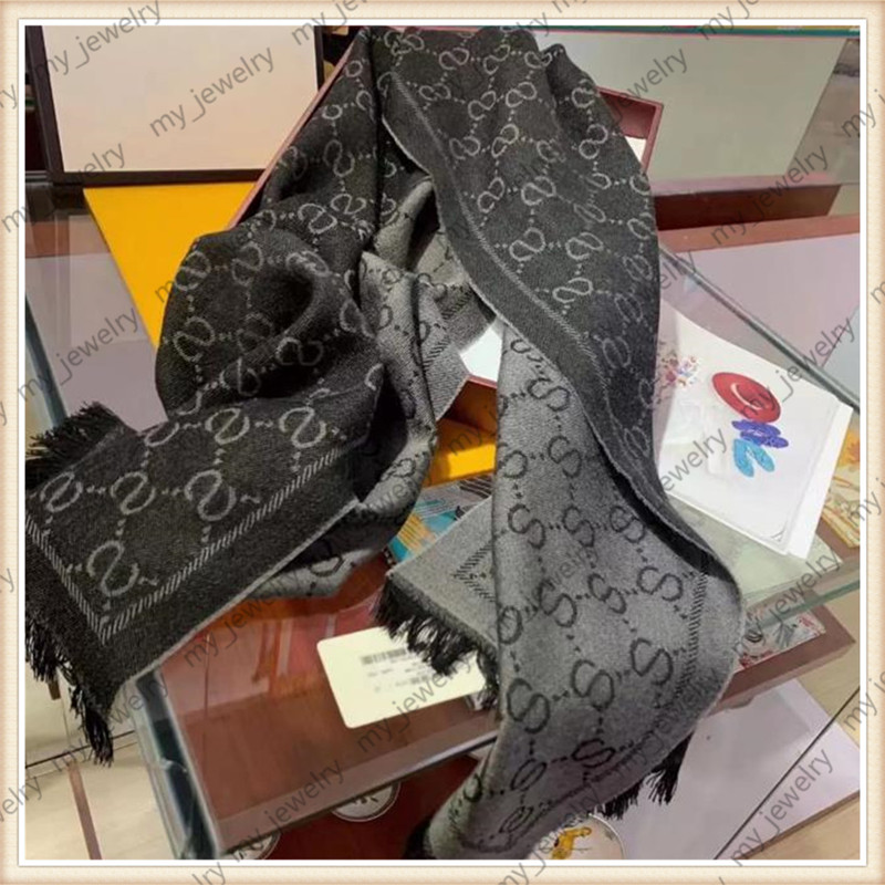 

Womens Designers Winter Cashmere Scarf 3 Color Women Brands Scarfs Embroidered Letter Neck Scarf Luxurys Shawl Scarves 180 * 45cm 11121911T