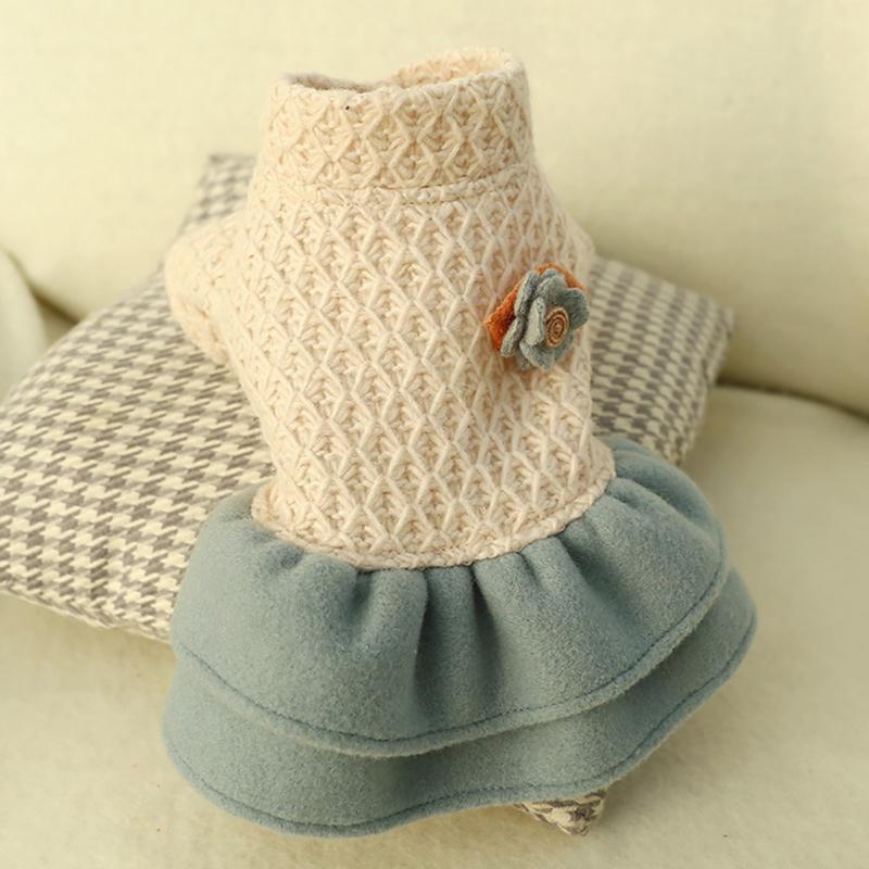 

Dog Apparel Fashion Cute Princess Dress Autumn And Winter Comfort Cat Clothing For Small Dogs Chihuahua Tshirt Puppy Vest