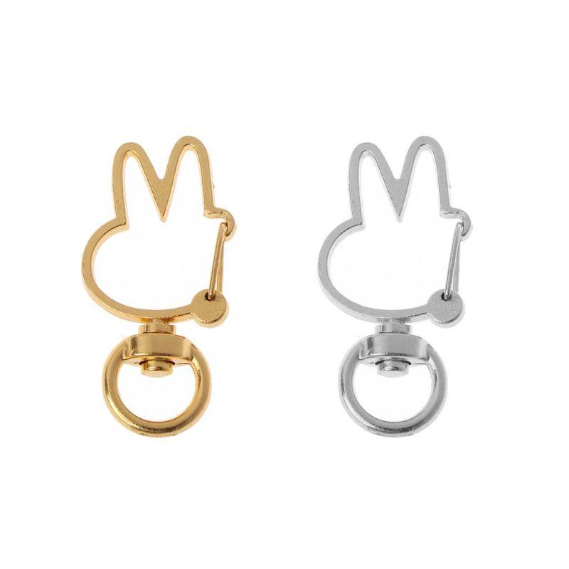 

Keychains Unisex 10Pcs Cute Keychain Metal Swivel Lobster Clasp Snap Hook Jewelry Findings Charm