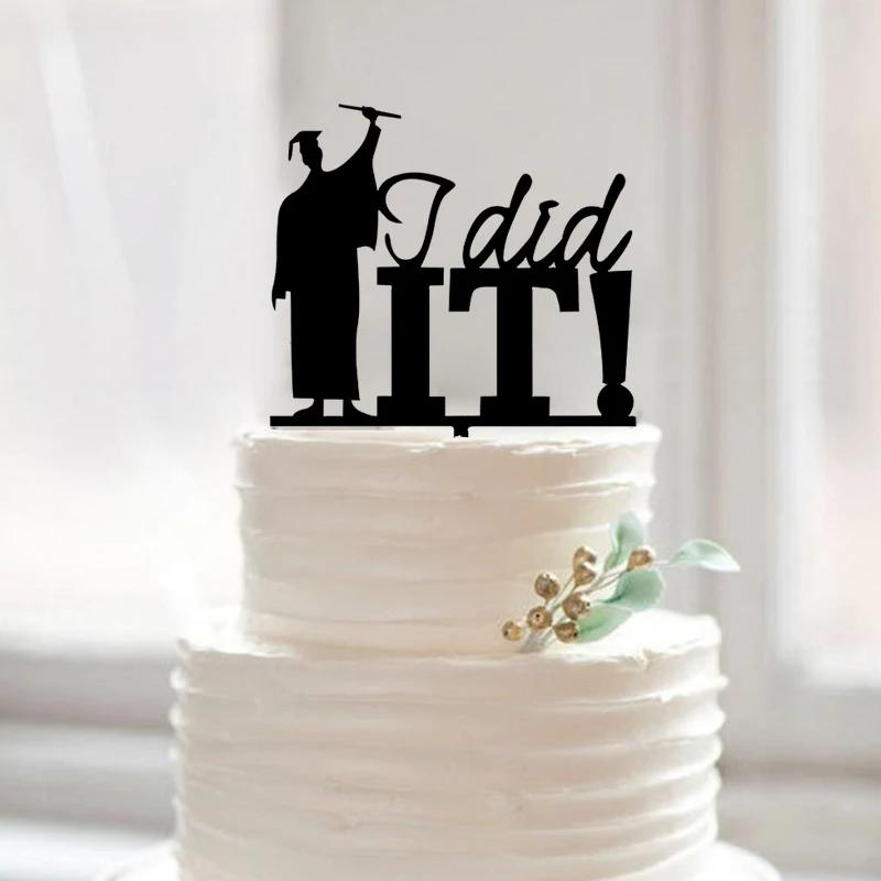 

Other Event & Party Supplies You Did It Acrylic Cake Topper Class Of 2021 Congrats Grad Cupcake Toppers For School College Celebrate Graduat