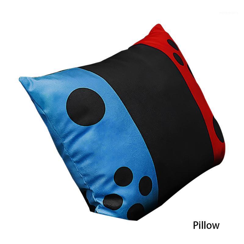 

Seat Cushions Soft Comfortable Accessories Car Pillow Home Office Stuffed Headrest Shoulder Strap Easy Clean Short Plush Auto Interior Trave