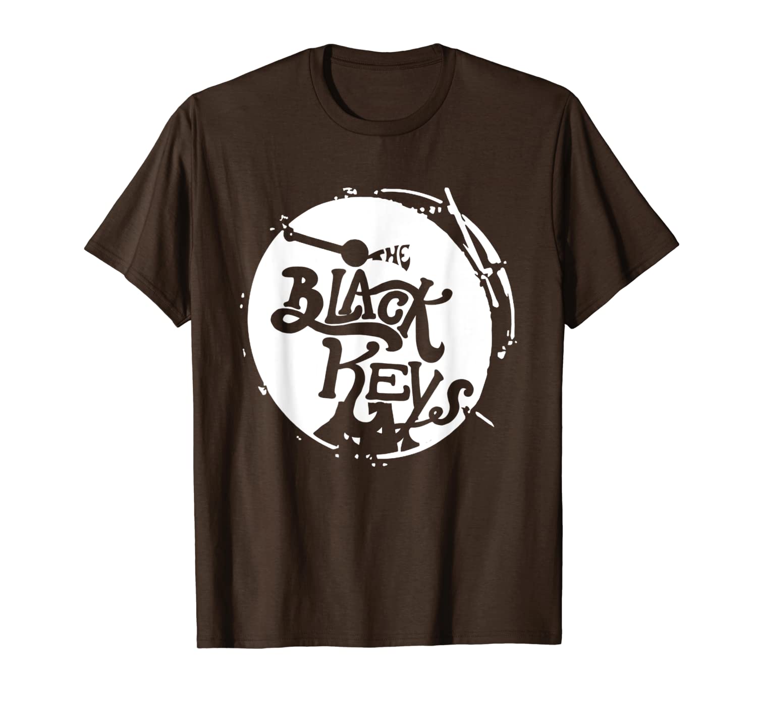 

drum black keys t-shirt, White;black