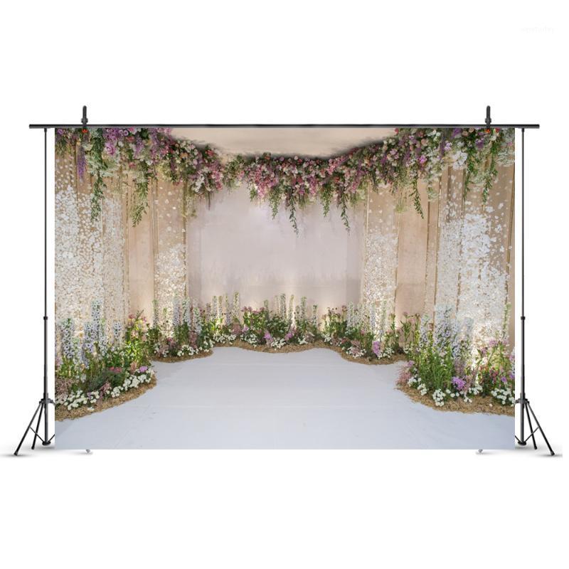 

Party Decoration Nordic Beautiful Flowers Theme Wedding Backdrops Baby Shower Kids Birthday Pography Background Props