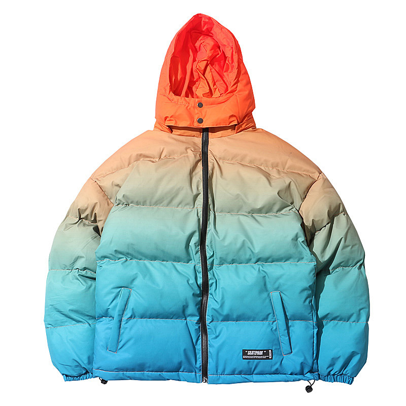 

parkas Arrival Hat Detachable Top Fashion Brand Clothing Ins Warm and Bread Coat Cotton Yes Winter Jacket Men Parka Gw3j, Black