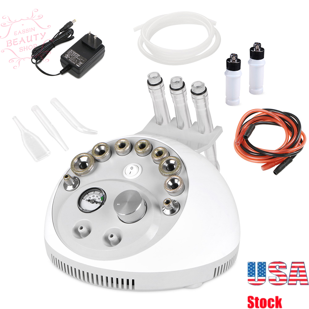 3 en 1 pulvérisateur portable microdermabrasion de la peau soins de la peau nettoyant pelage SPA Dermabrasion machine blackhead Supprimer le péri