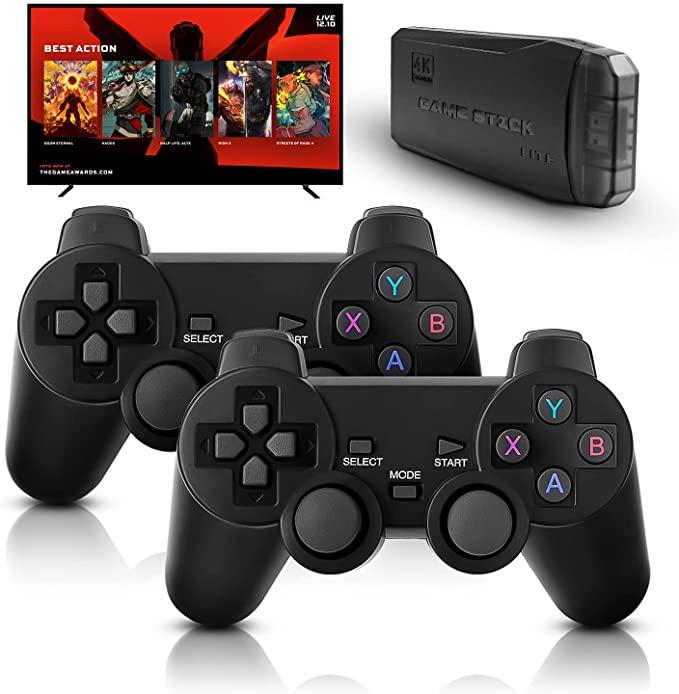 

Portable Game Players Mini HD Arcade Rocker TV Console Built-in 10000 Games For PS1/ MAME Family U Treasure Video Double Player