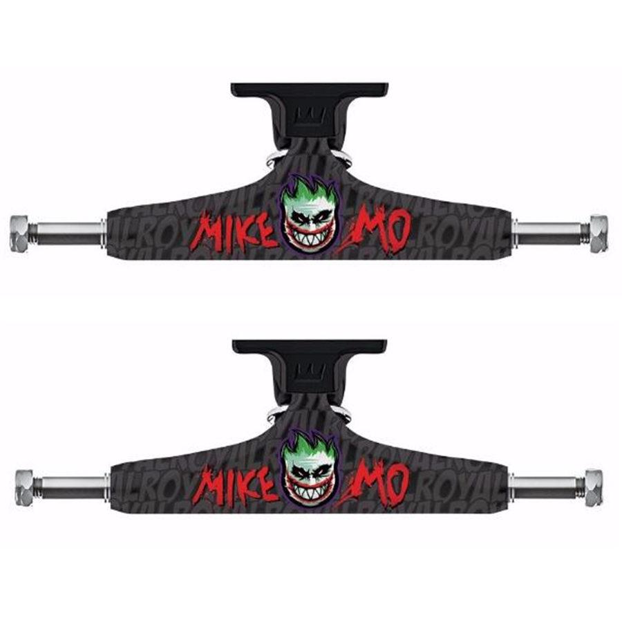 

Royal 2PCS Black Skateboard Trucks 5.25" Middle Hollow Truck Skate board Bridge for Skate Deck Aluminum Skateboard Bracket