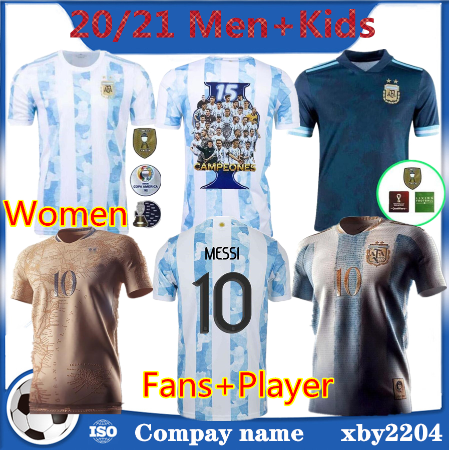 

Copa America finals 2021 ARGENTINA soccer jerseys 21 22 Messi DI MARIA Maradona match details 200 years champions Lo Celso CONCEPT football shirt fans player version, White