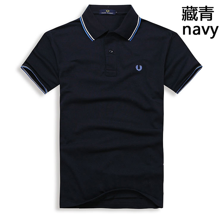 

Summer Men Luxury Top quality Embroidery Fred Perry Polo Shirts Short Sleeve Cool Cotton Slim Fit Casual BusinessA98, White;black