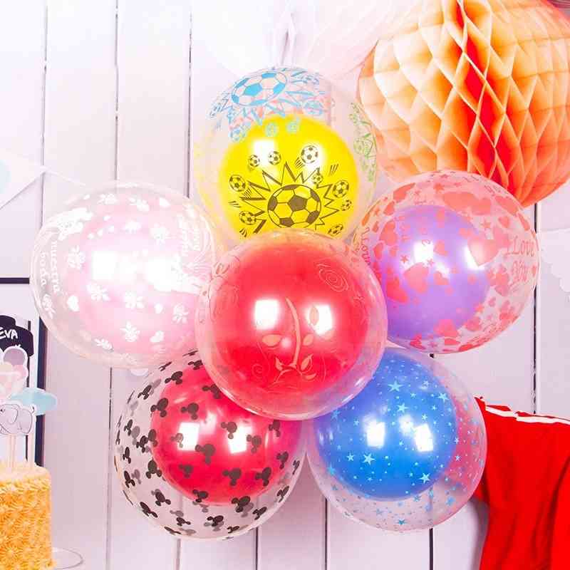 

Double in oon push children's toy oon sweep code double layer cartoon balloon